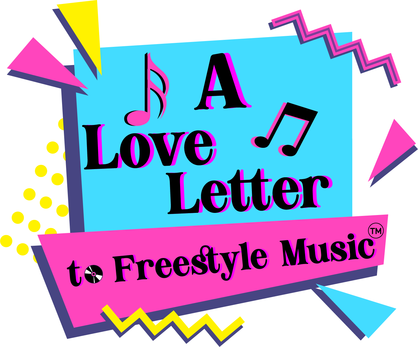 A Love Letter to Freestyle Music v1 - White glossy mug