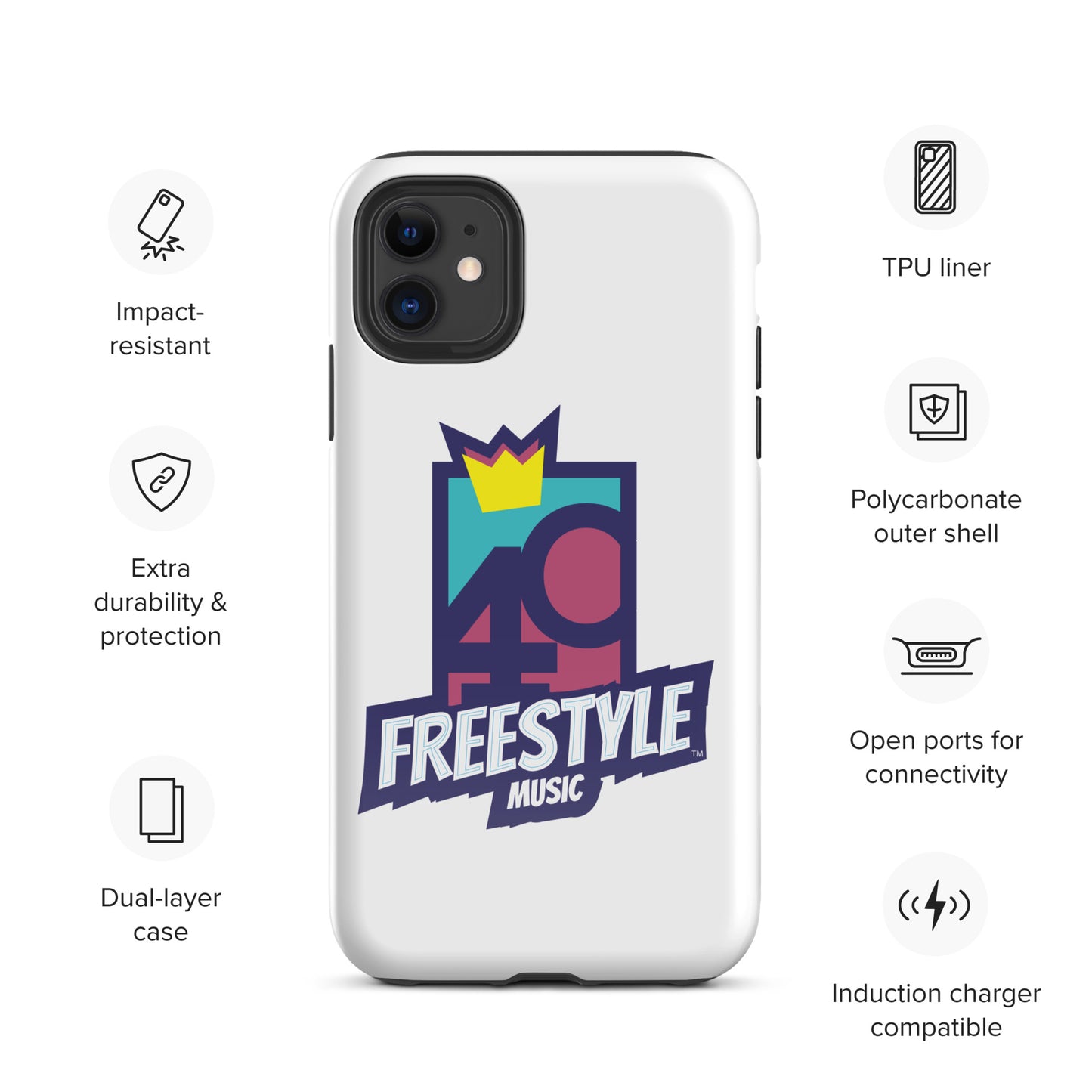 40 Years of Freestyle Music - Tough Case for iPhone®