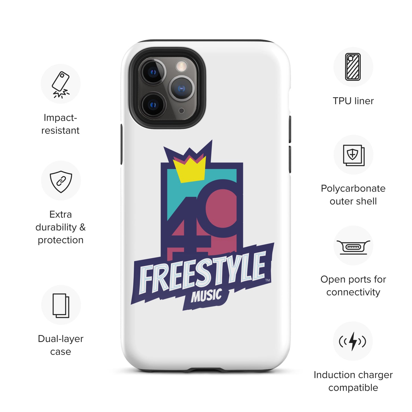 40 Years of Freestyle Music - Tough Case for iPhone®