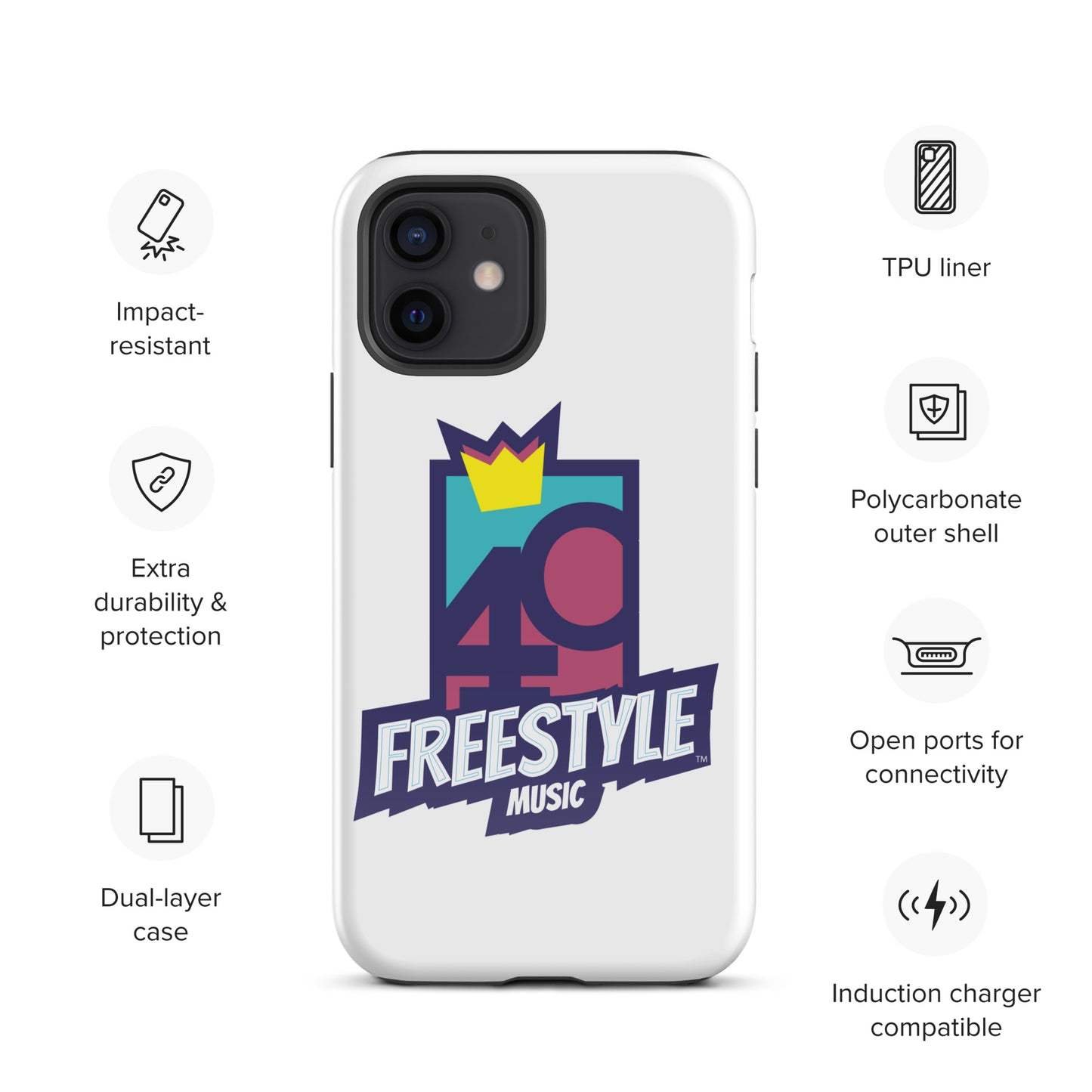 40 Years of Freestyle Music - Tough Case for iPhone®