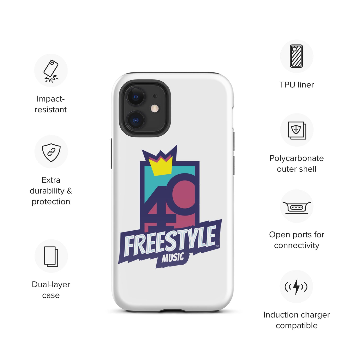 40 Years of Freestyle Music - Tough Case for iPhone®