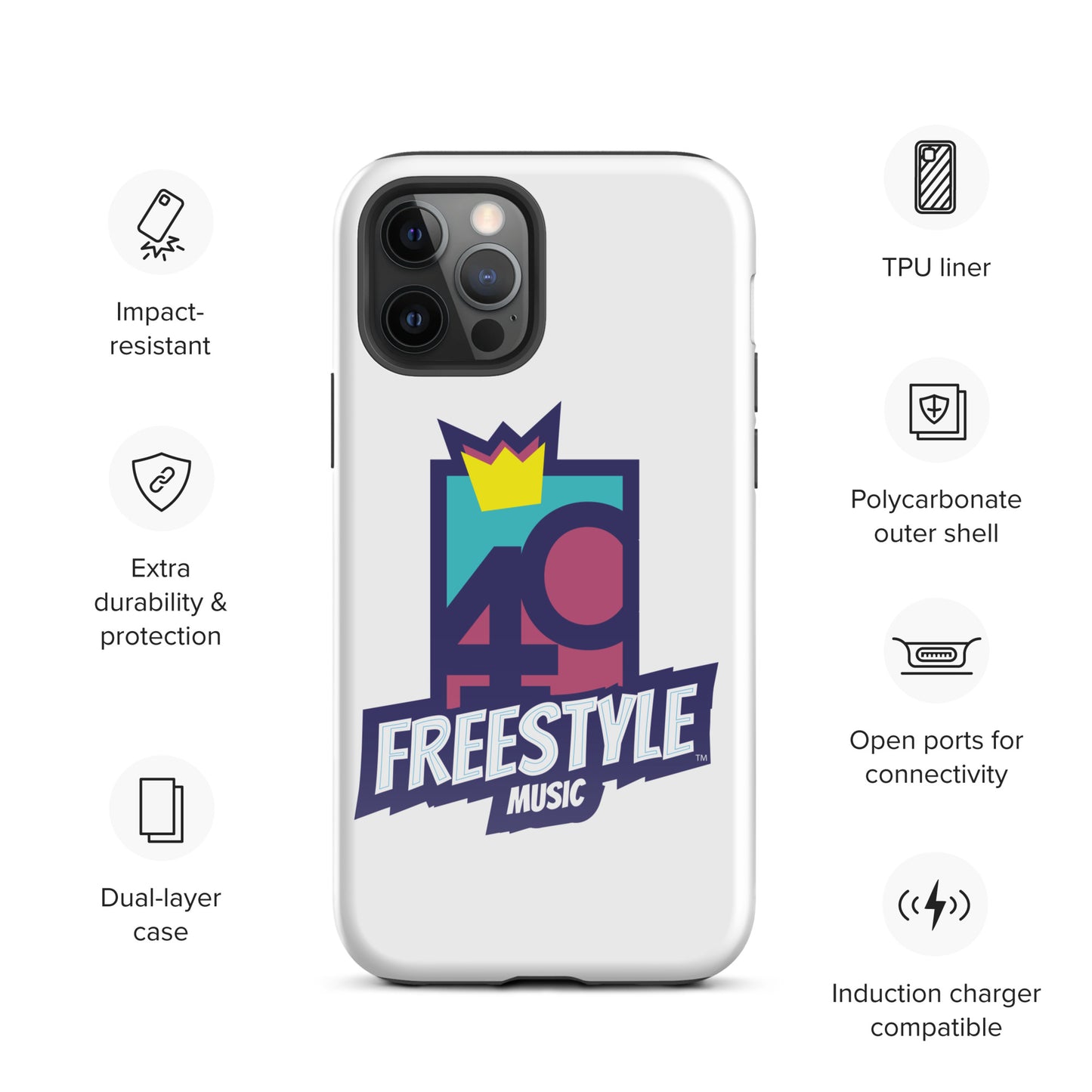 40 Years of Freestyle Music - Tough Case for iPhone®