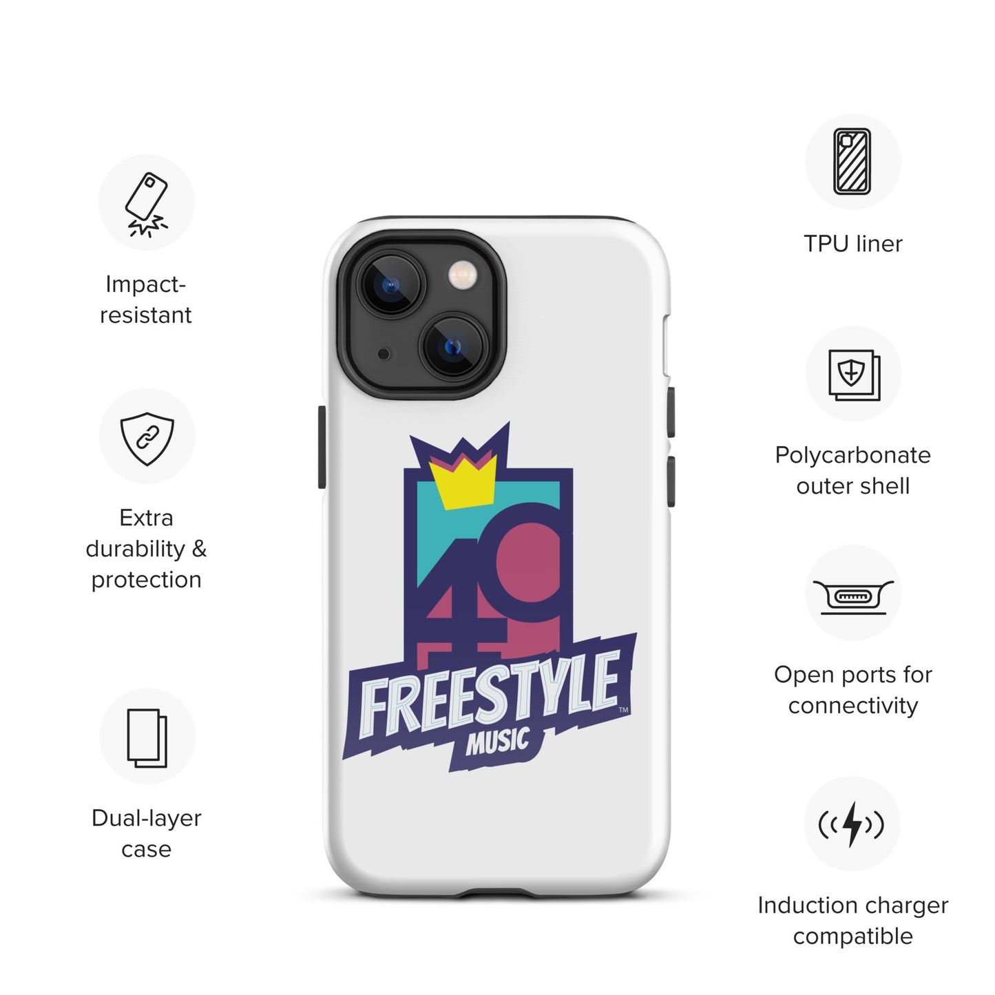 40 Years of Freestyle Music - Tough Case for iPhone®