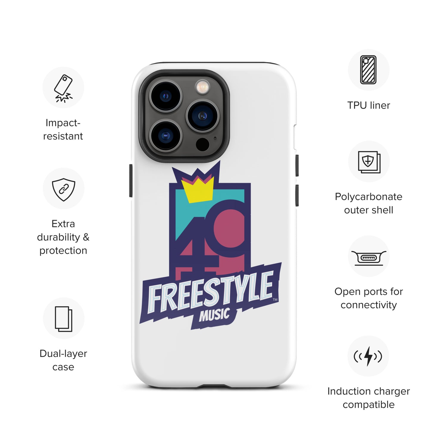 40 Years of Freestyle Music - Tough Case for iPhone®