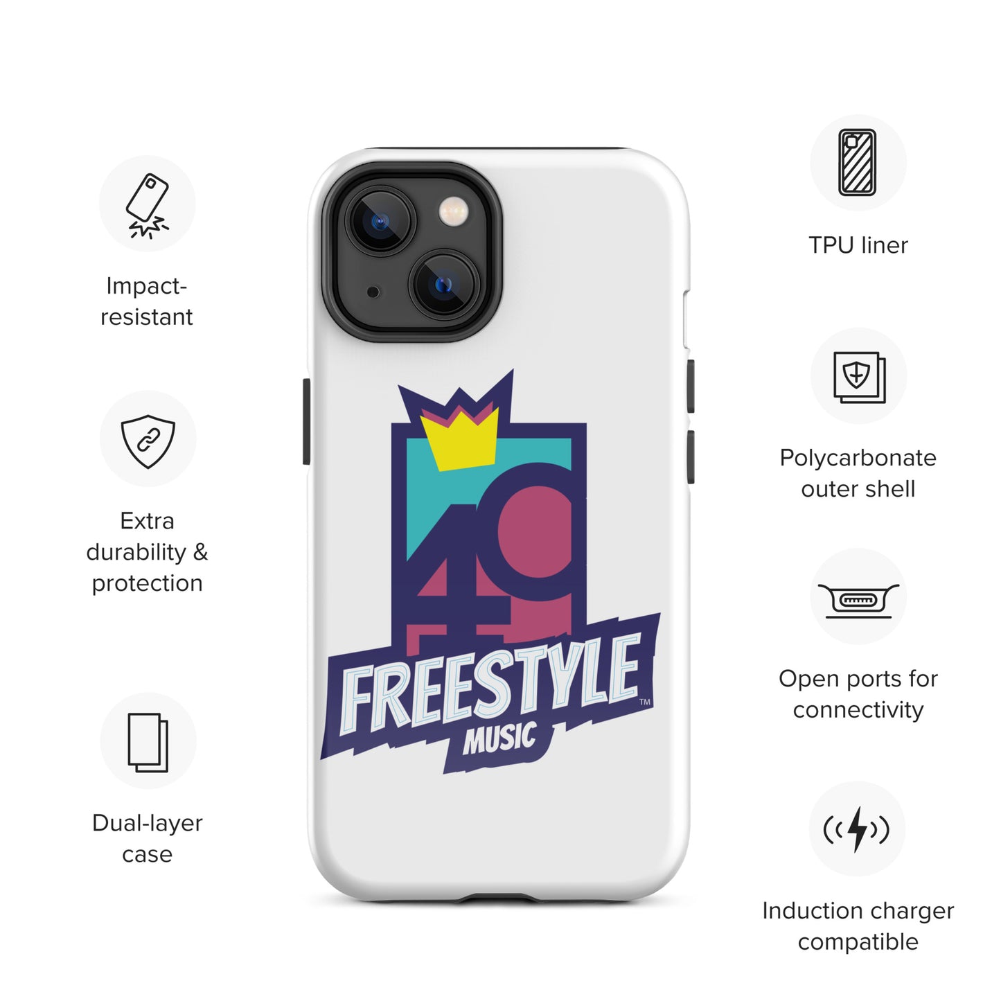 40 Years of Freestyle Music - Tough Case for iPhone®