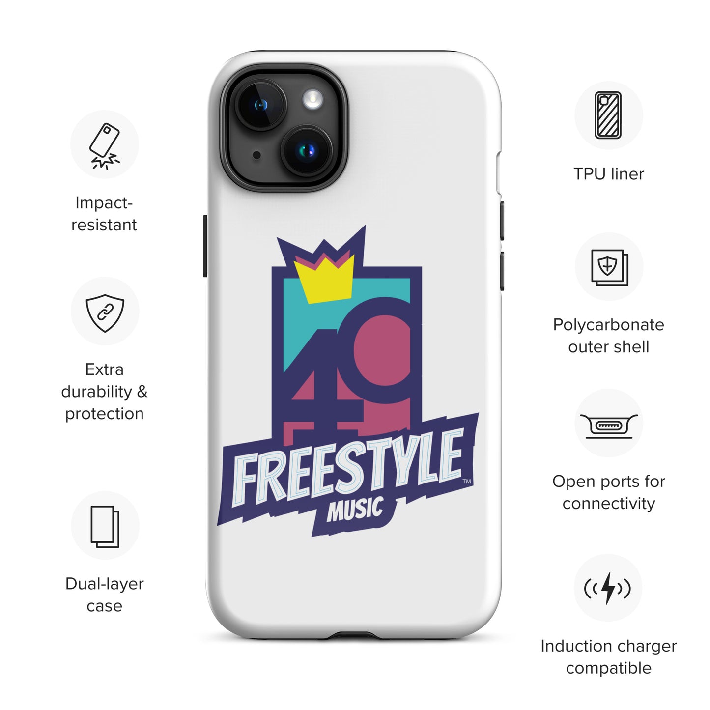 40 Years of Freestyle Music - Tough Case for iPhone®