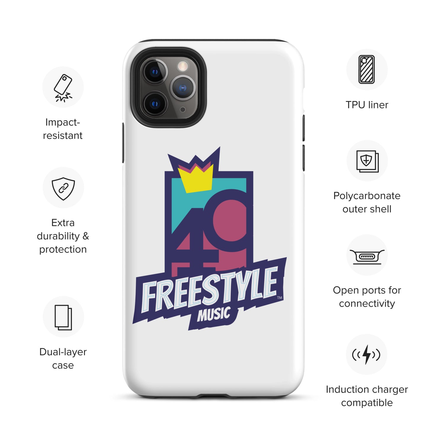 40 Years of Freestyle Music - Tough Case for iPhone®