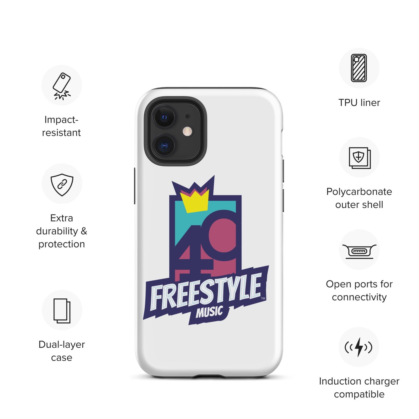 40 Years of Freestyle Music - Tough Case for iPhone®