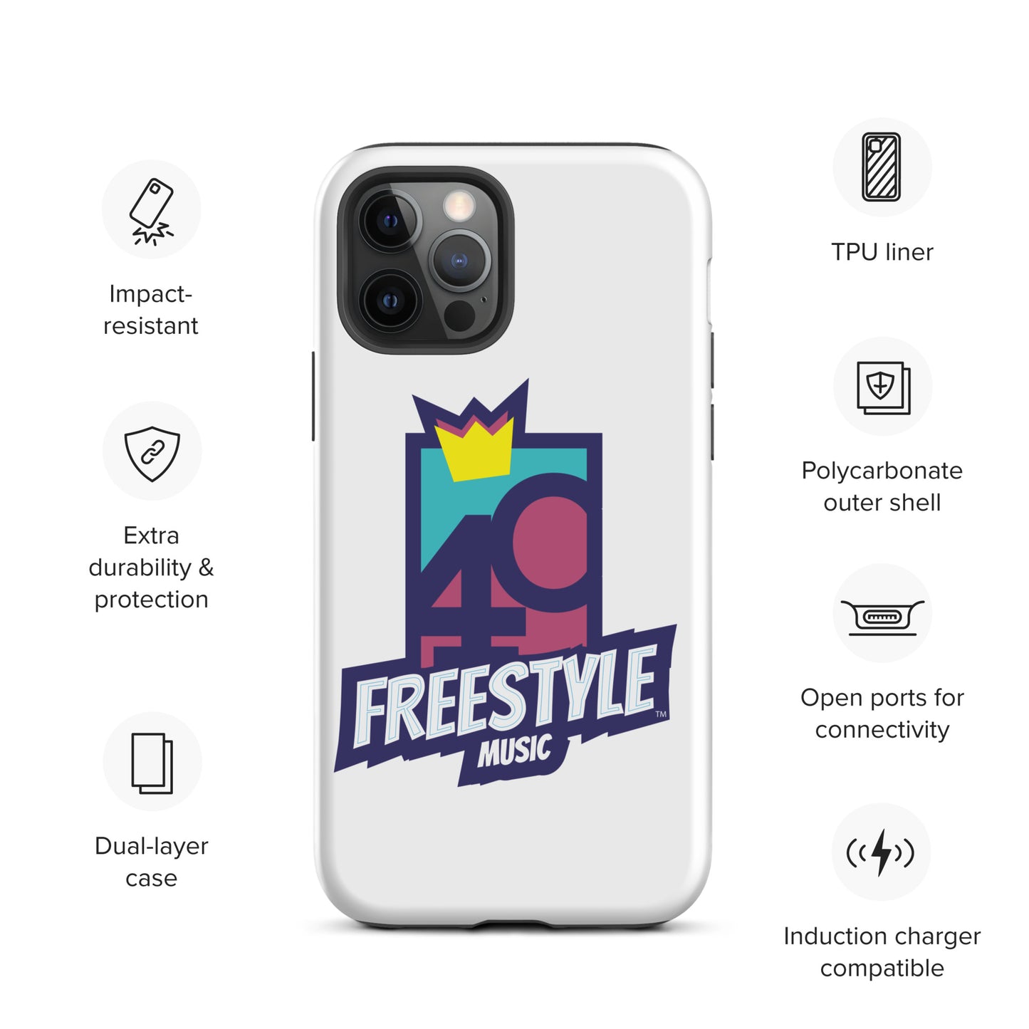 40 Years of Freestyle Music - Tough Case for iPhone®