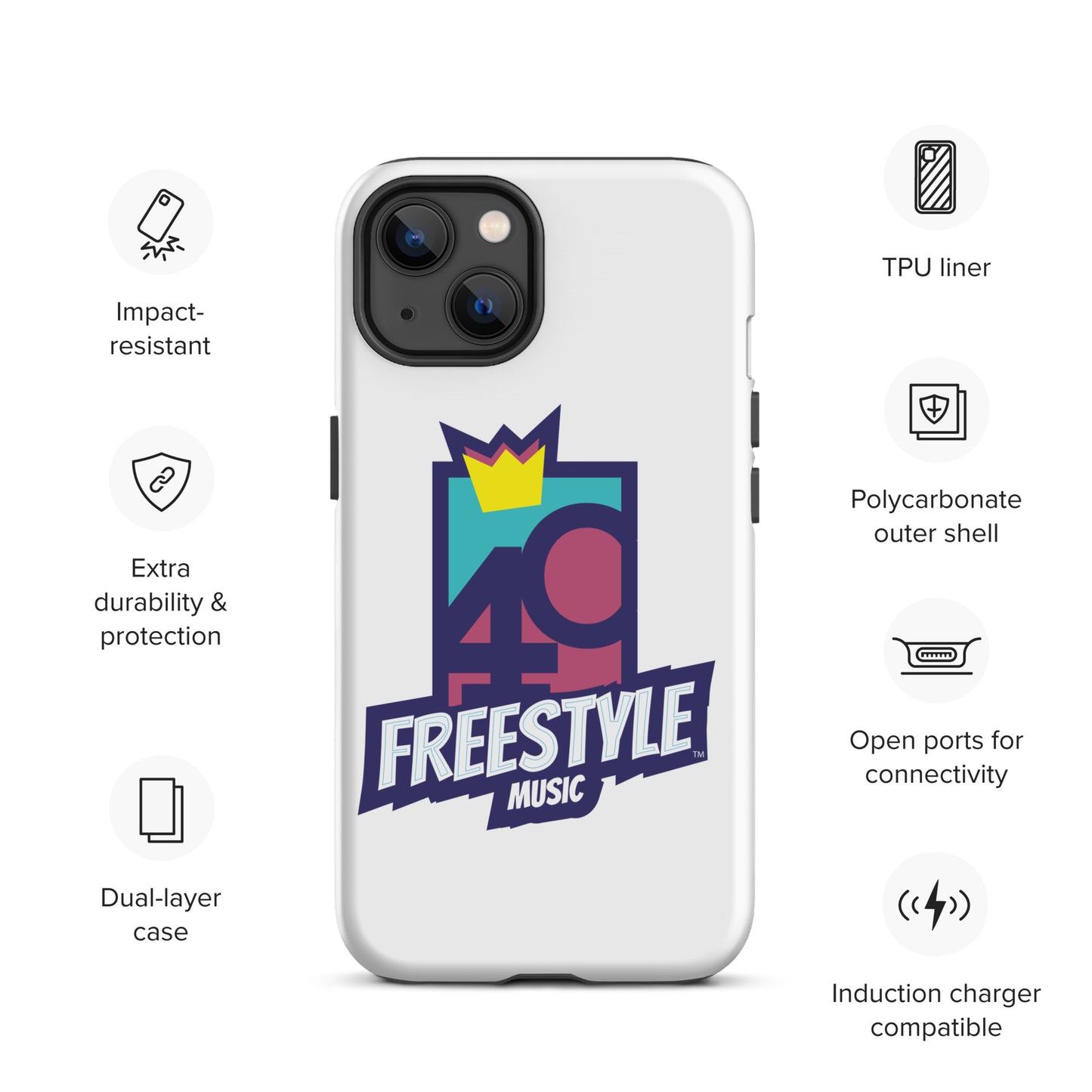 40 Years of Freestyle Music - Tough Case for iPhone®