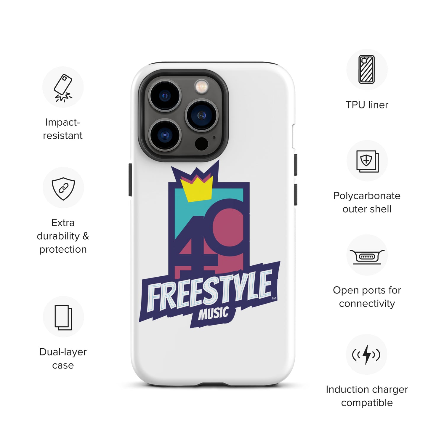 40 Years of Freestyle Music - Tough Case for iPhone®