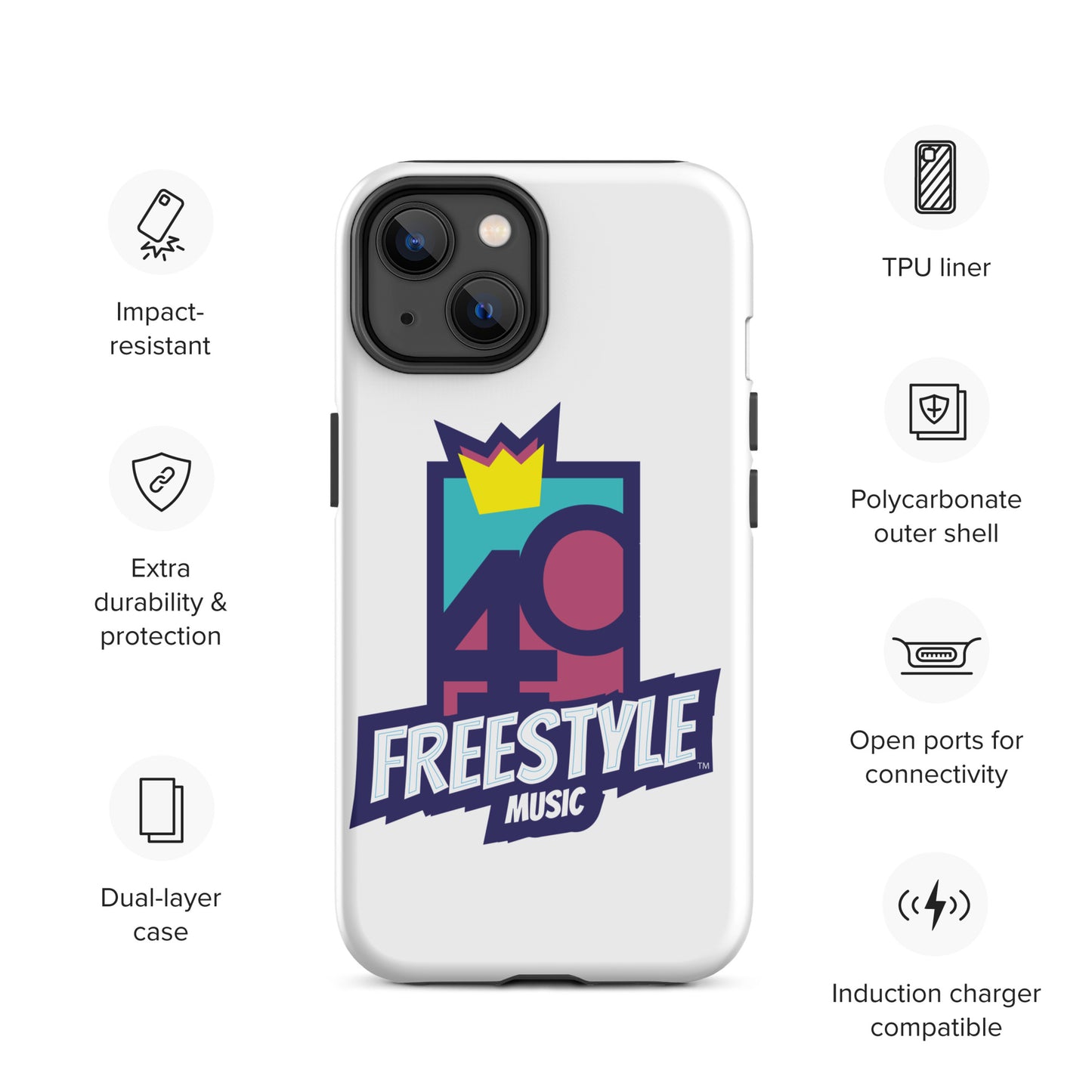 40 Years of Freestyle Music - Tough Case for iPhone®