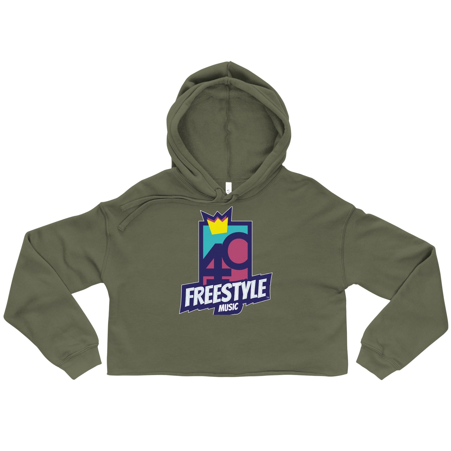 40 Years of Freestyle Music - Crop Hoodie