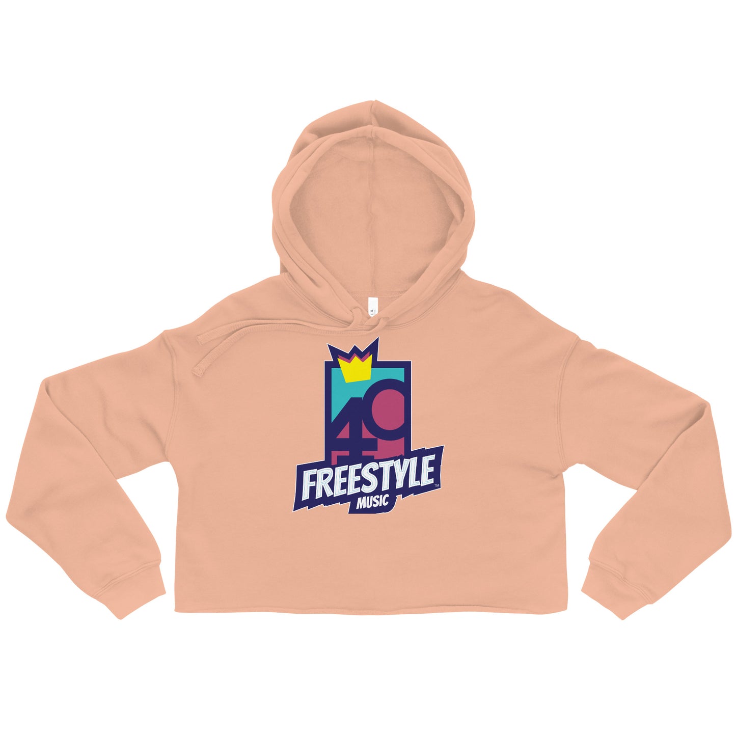 40 Years of Freestyle Music - Crop Hoodie