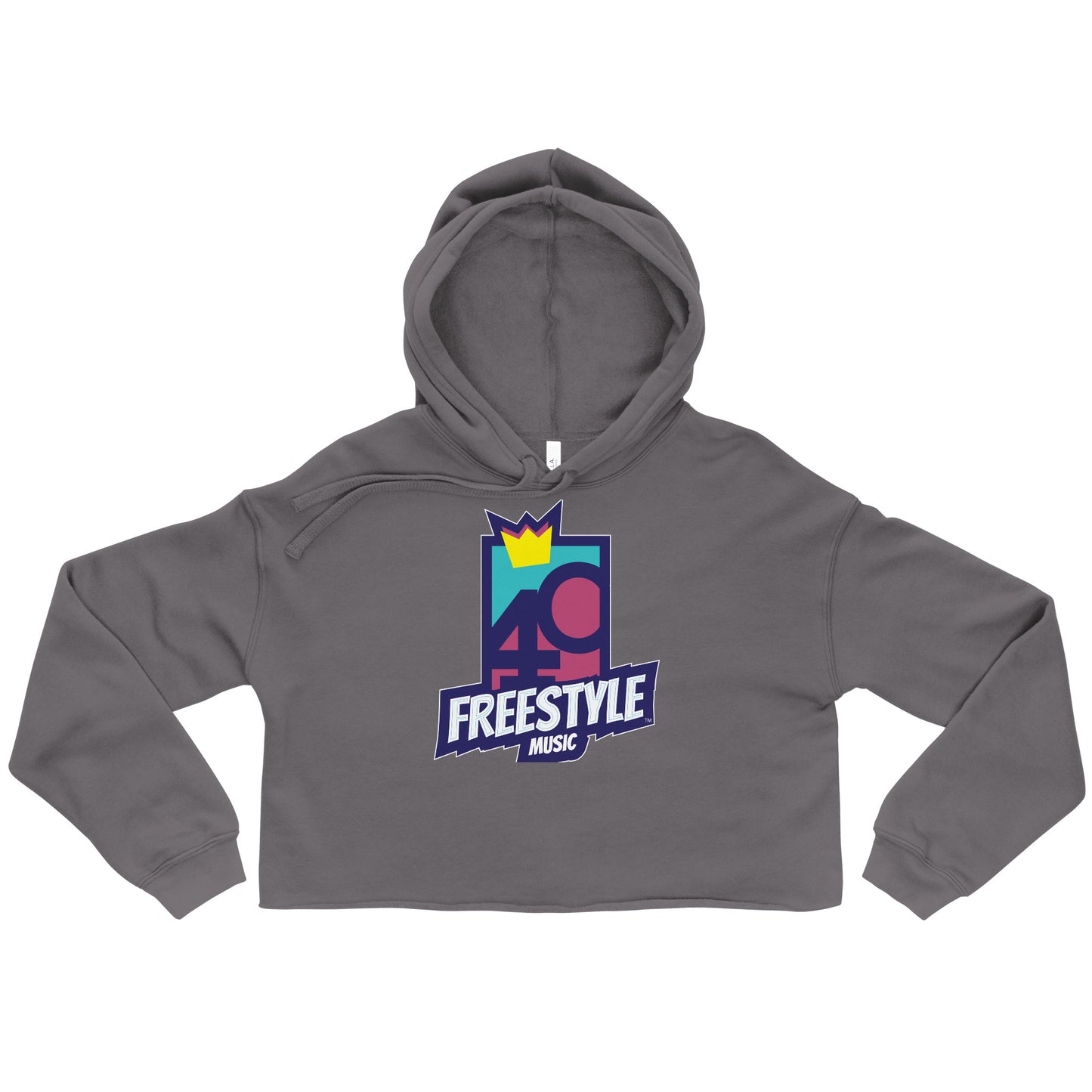 40 Years of Freestyle Music - Crop Hoodie