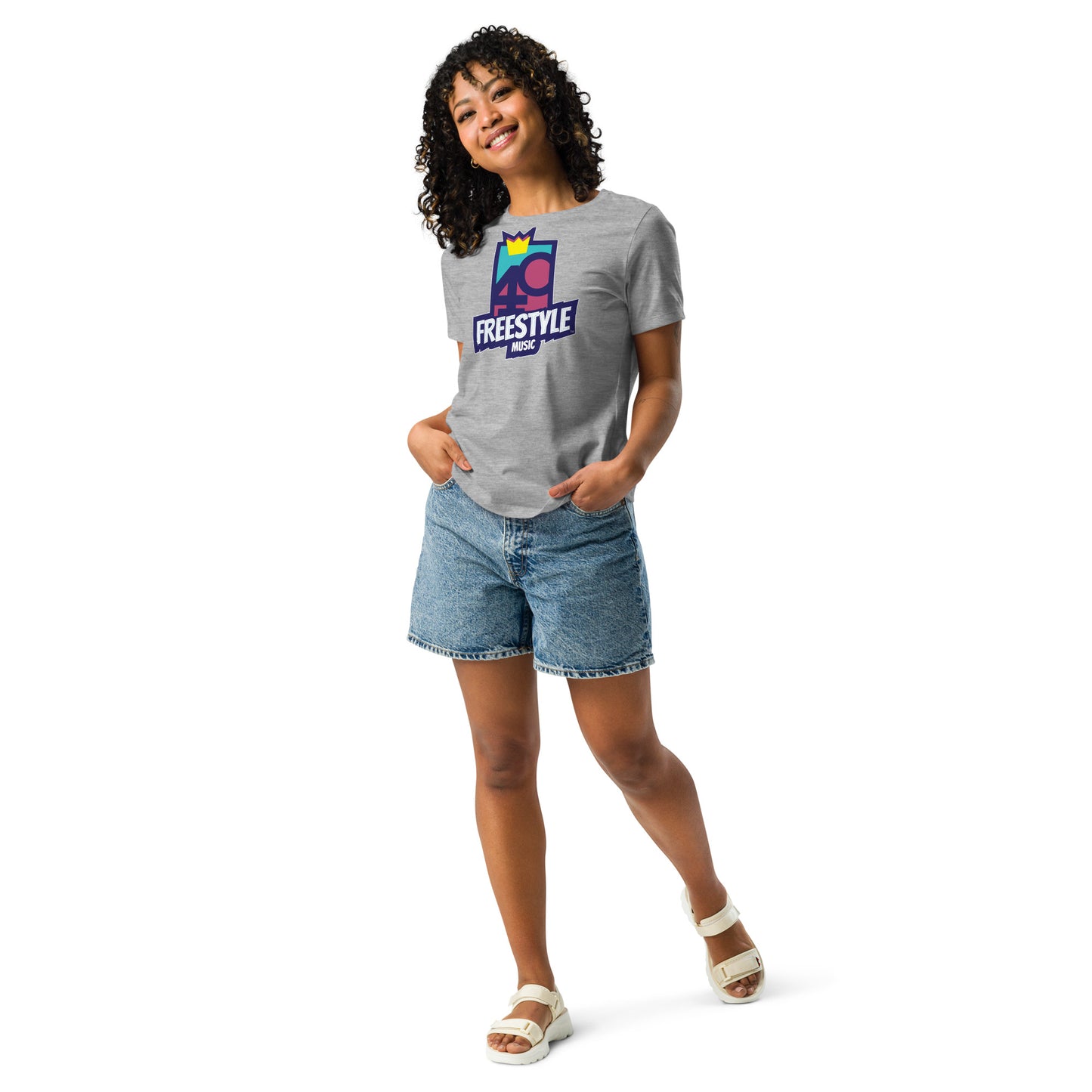 40 Years of Freestyle Music - Women's Relaxed T-Shirt