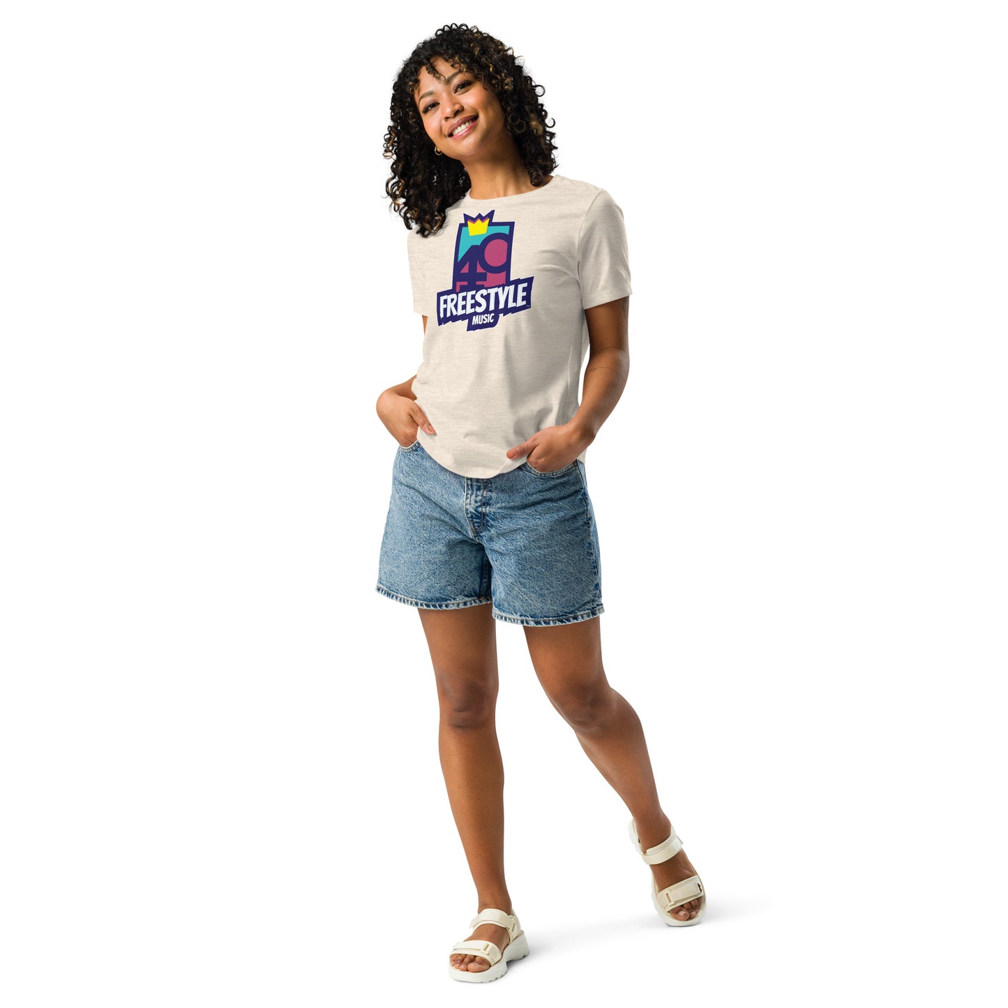 40 Years of Freestyle Music - Women's Relaxed T-Shirt